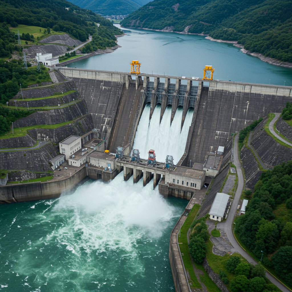 某ダム 遠隔操作による安全管理体制の強化